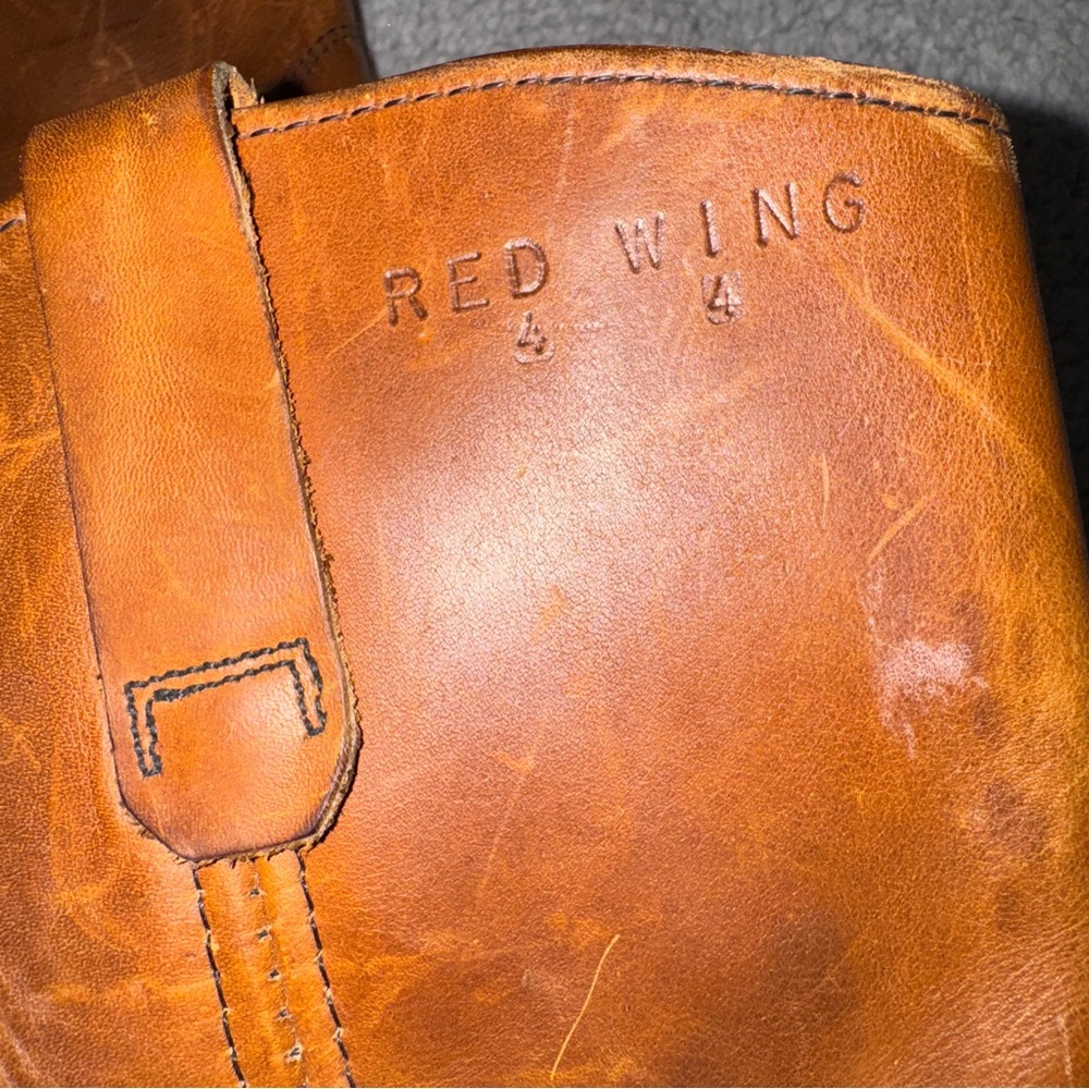 Red Wing Pecos 1155 Brown Leather Pull On Size 12 Men’s Boots - Picture 5 of 9